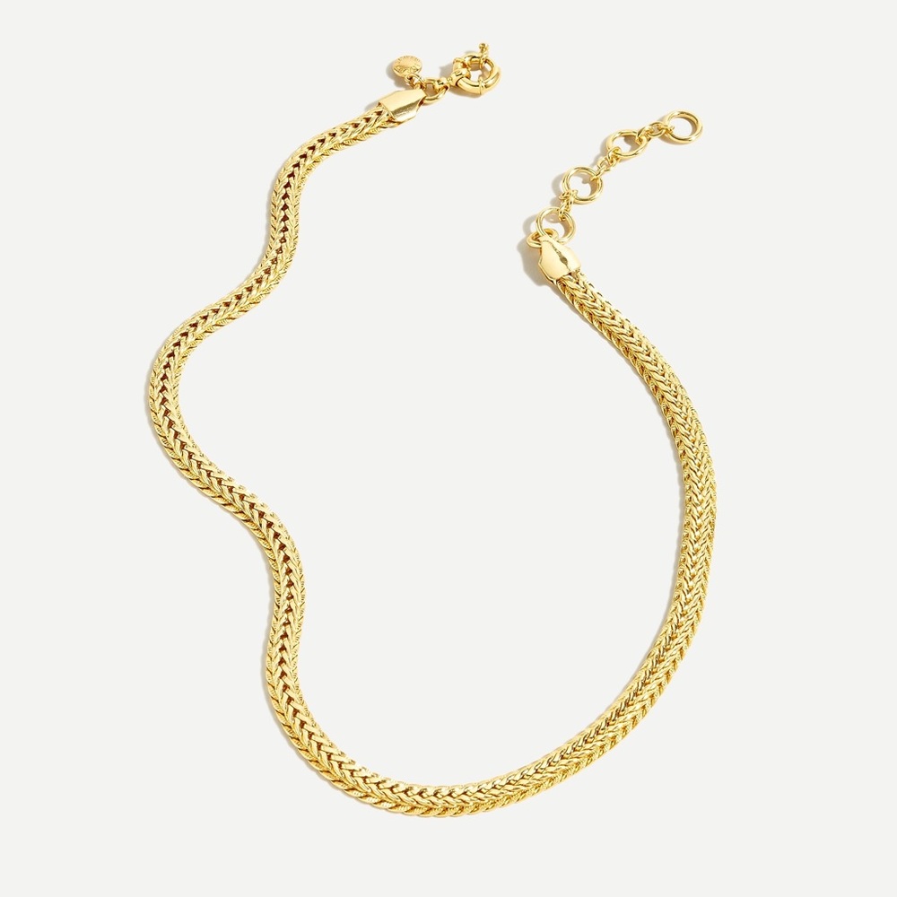 J CREW CHARLES HERRINGBONE CHAIN NECKLACE NWT